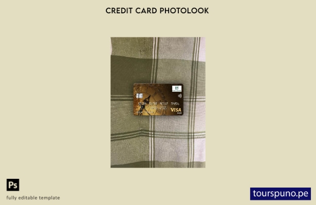 listo para imprimir plantilla frontal de aspecto fotográfico de tarjeta dorad 12